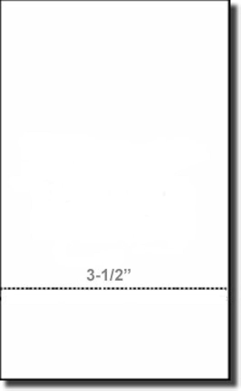 PrintWorks 500 ورقة، حجم قانوني (8.5" × 14") باريس 04173، حجم قانوني 24# ورق أبيض مع 3-1/2" تثقيب - Image 1